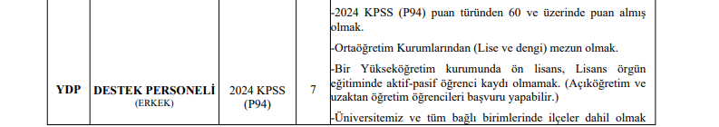 Akdeniz Üniversitesi 261 Sözleşmeli Personel Alacak görseli